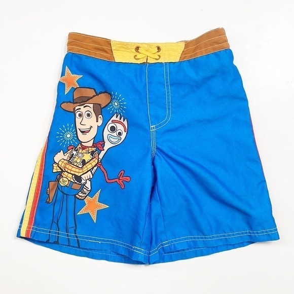 Disney Toy Story Woody and Forky swim trunks board shorts - Picture 1 of 4